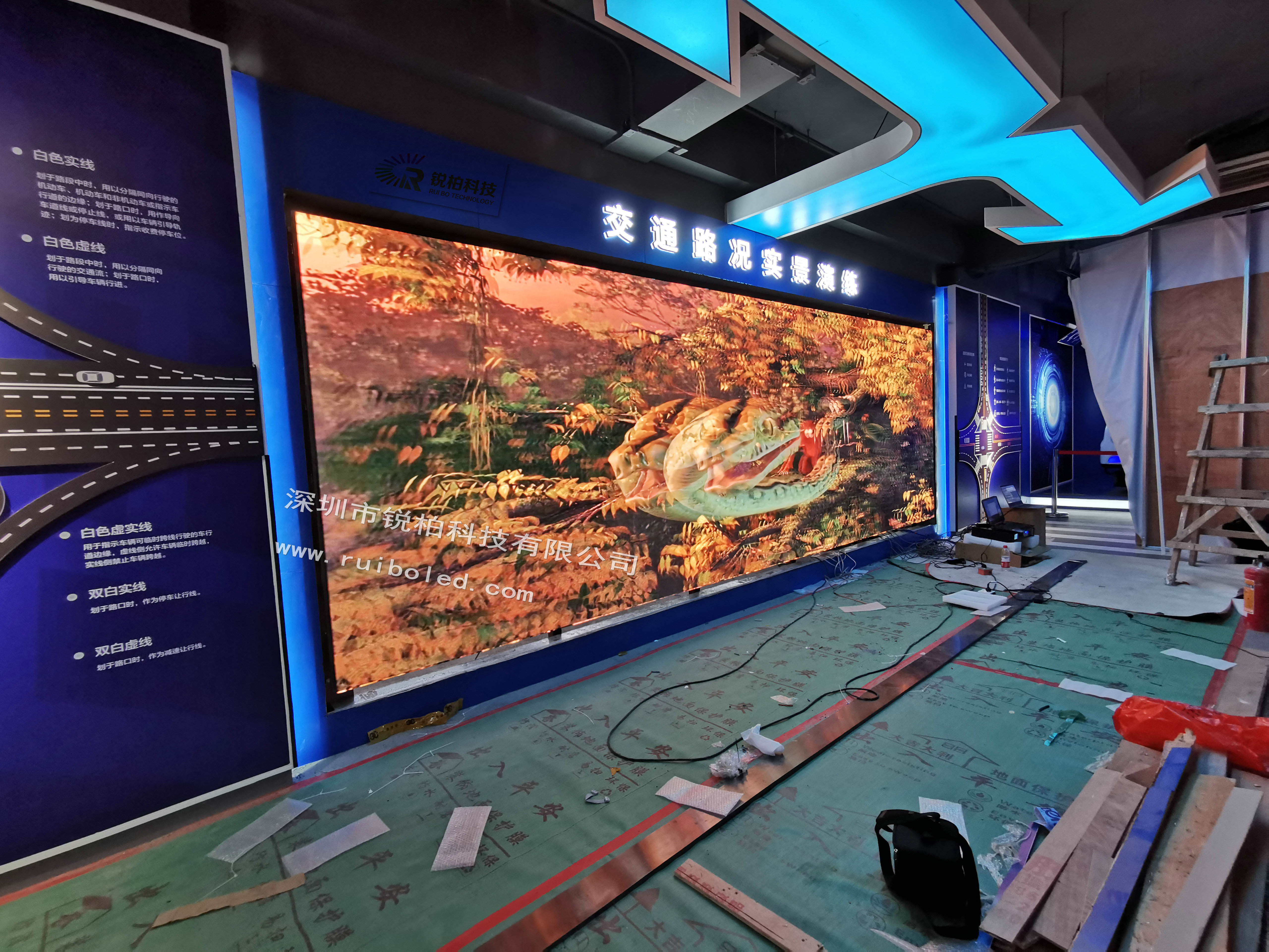 深圳中山公园高端全彩3D-LED显示屏